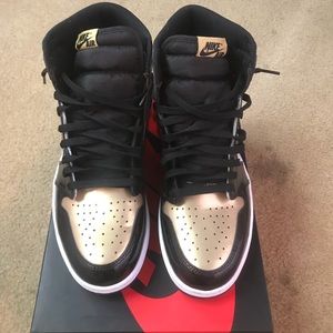 Air Jordan 1s Gold toe